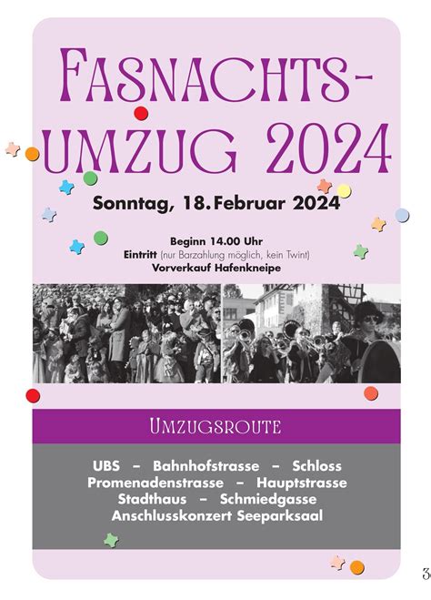 Fasnachtsumzug 2024 – Fasnachtsgesellschaft Lällekönig Arbon